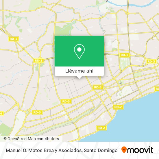 Mapa de Manuel O. Matos Brea y Asociados