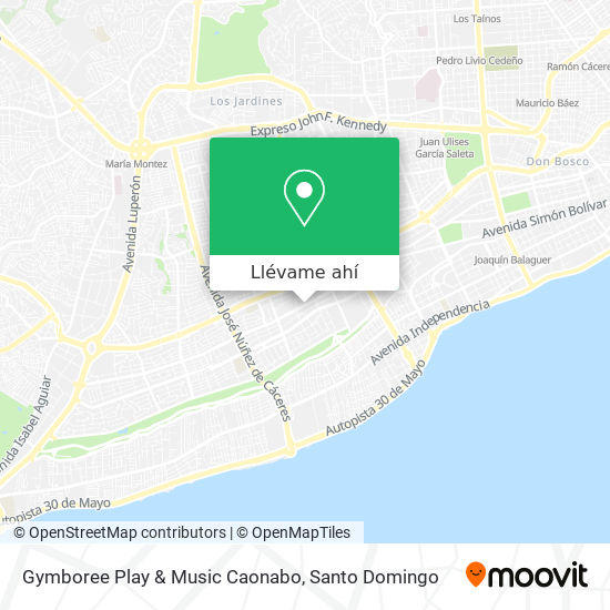 Mapa de Gymboree Play & Music Caonabo