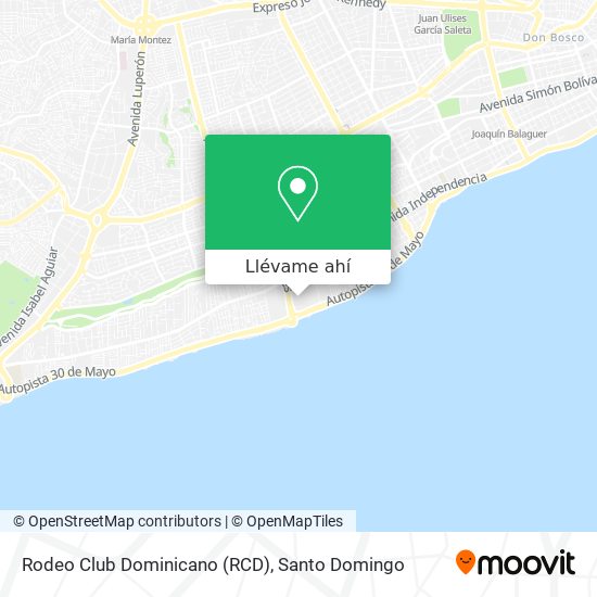 Mapa de Rodeo Club Dominicano (RCD)