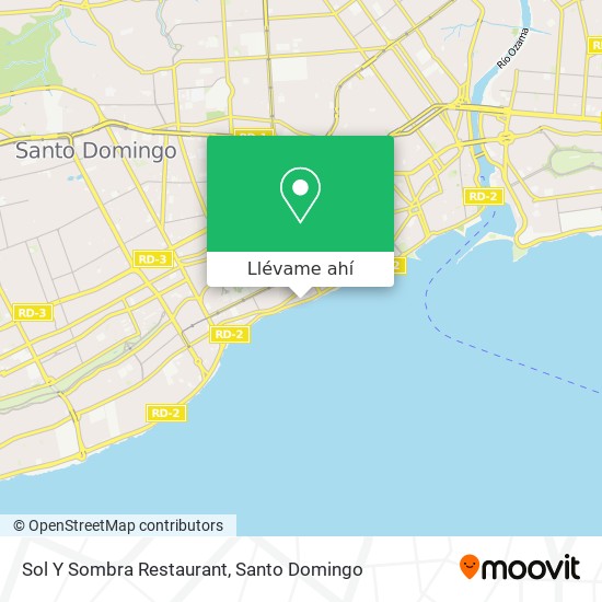 Mapa de Sol Y Sombra Restaurant