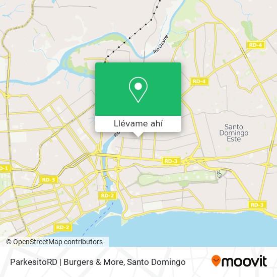 Mapa de ParkesitoRD | Burgers & More