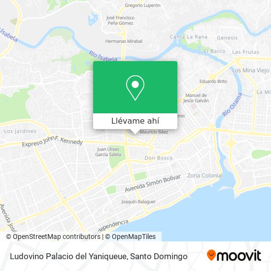 Mapa de Ludovino Palacio del Yaniqueue