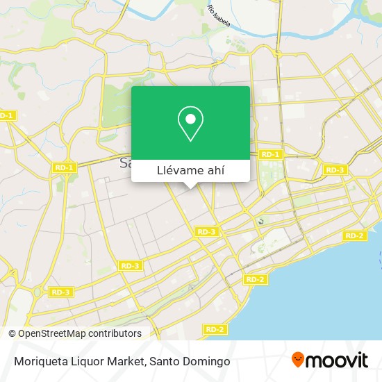 Mapa de Moriqueta Liquor Market