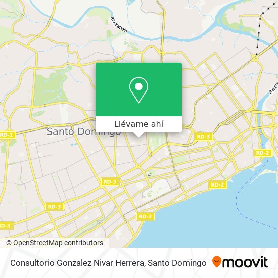 Mapa de Consultorio Gonzalez Nivar Herrera