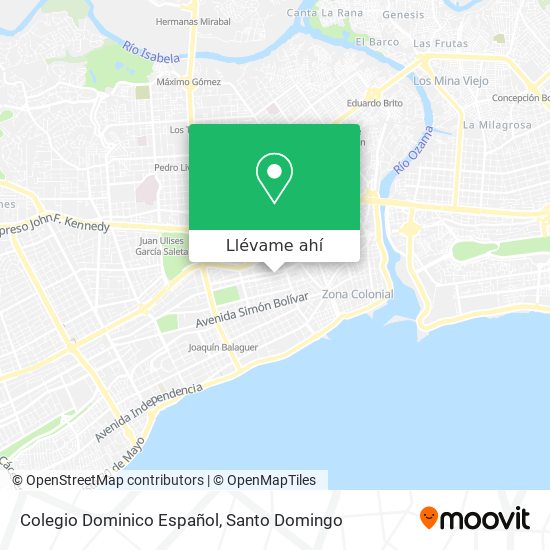 Mapa de Colegio Dominico Español