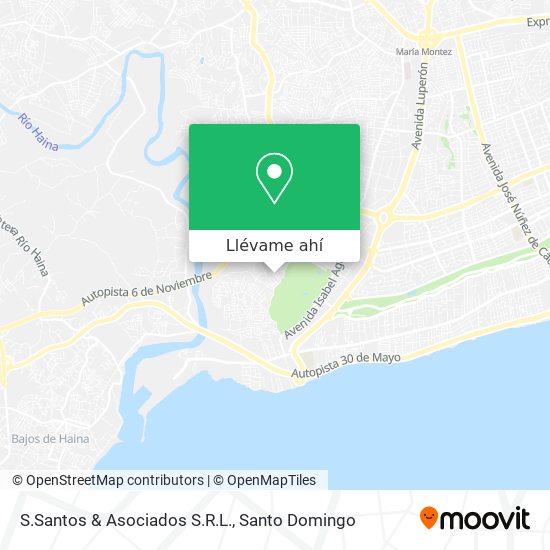 Mapa de S.Santos & Asociados S.R.L.