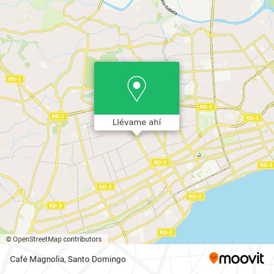 Mapa de Café Magnolia