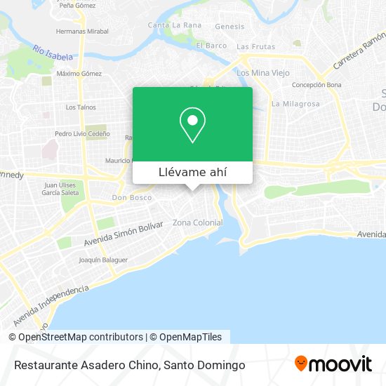 Mapa de Restaurante Asadero Chino