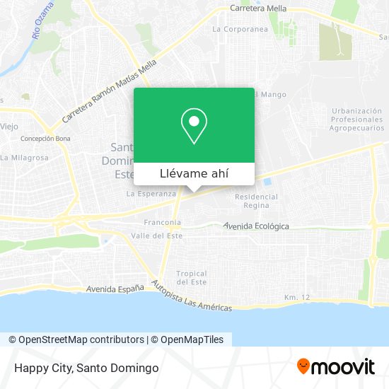 Mapa de Happy City