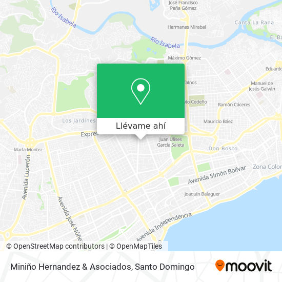 Mapa de Miniño Hernandez & Asociados
