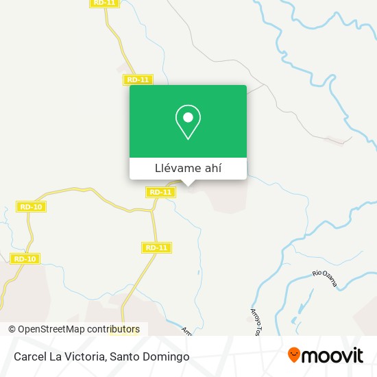 Mapa de Carcel La Victoria