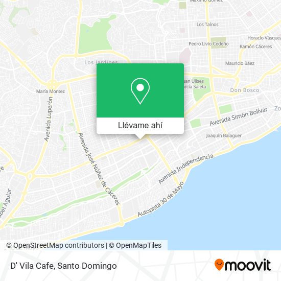 Mapa de D' Vila Cafe