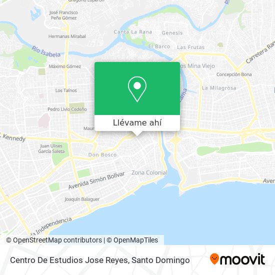 Mapa de Centro De Estudios Jose Reyes