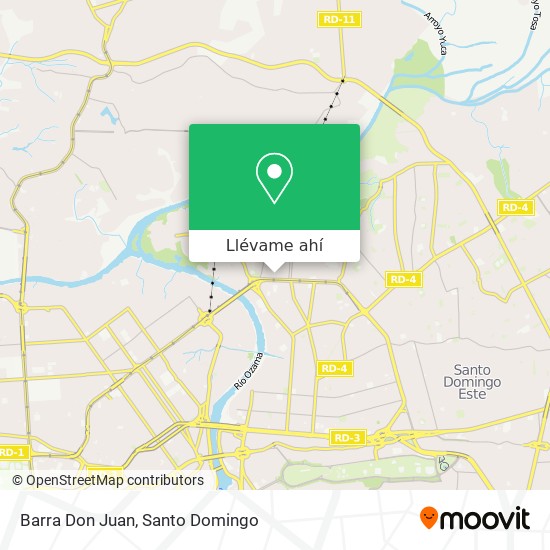 Mapa de Barra Don Juan