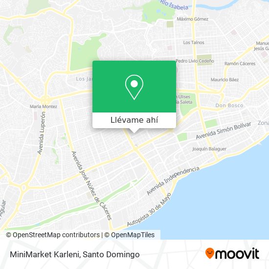 Mapa de MiniMarket Karleni