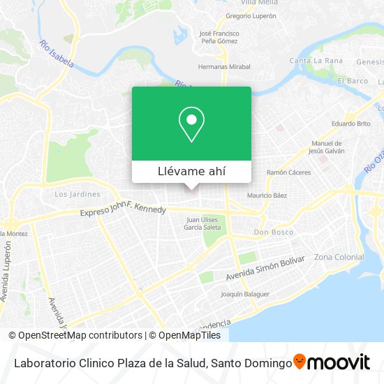 Mapa de Laboratorio Clinico Plaza de la Salud