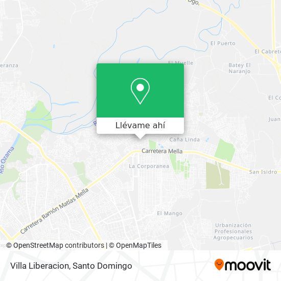 Mapa de Villa Liberacion