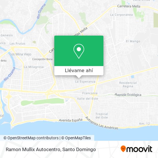 Mapa de Ramon Mullix Autocentro