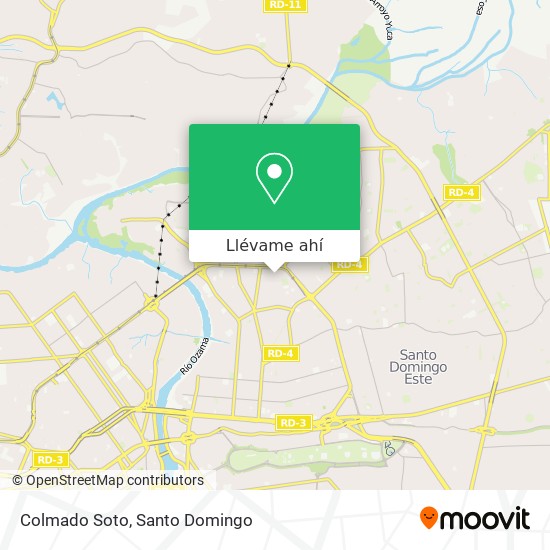 Mapa de Colmado Soto