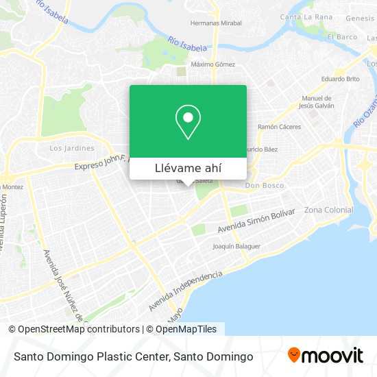 Mapa de Santo Domingo Plastic Center