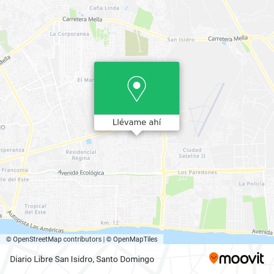 Mapa de Diario Libre San Isidro