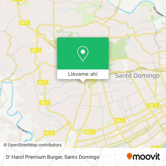 Mapa de D' Harol Premium Burger