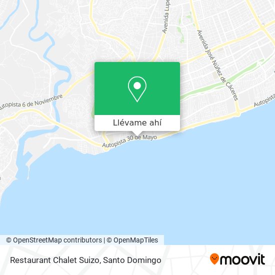 Mapa de Restaurant Chalet Suizo