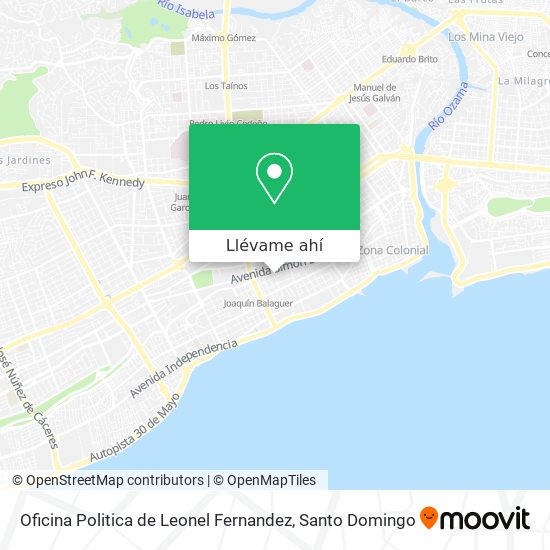 Mapa de Oficina Politica de Leonel Fernandez