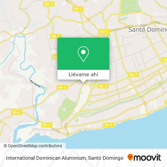 Mapa de International Dominican Aluminium