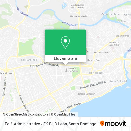 Mapa de Edif. Administrativo JFK BHD León