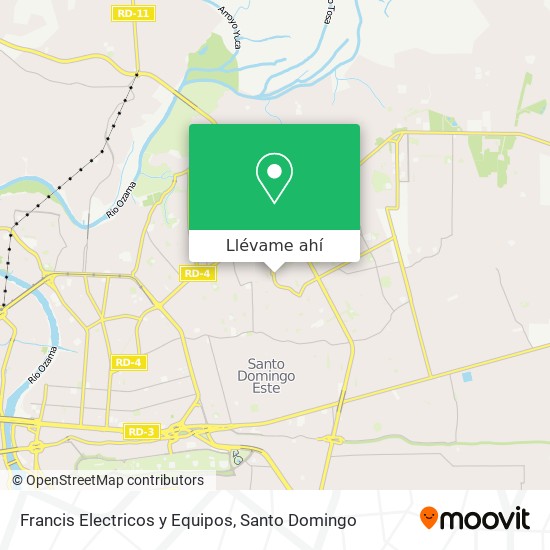 Mapa de Francis Electricos y Equipos