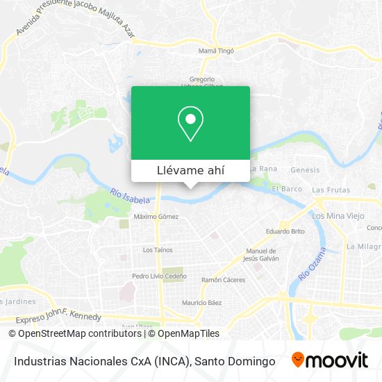 Mapa de Industrias Nacionales CxA (INCA)