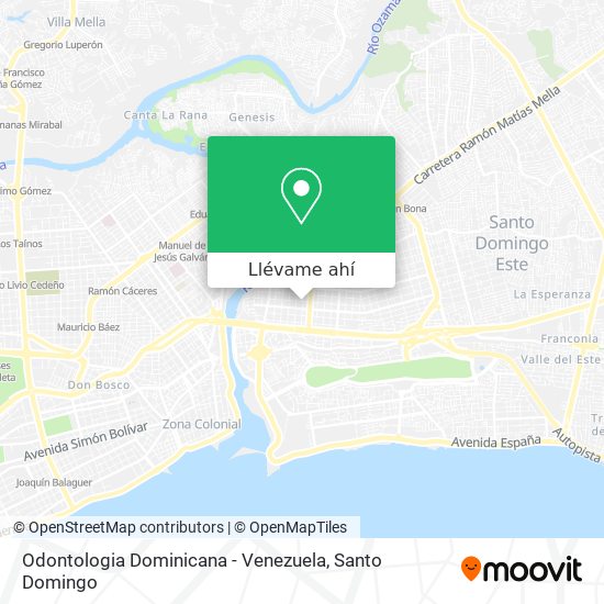 Mapa de Odontologia Dominicana - Venezuela