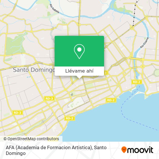 Mapa de AFA (Academia de Formacion Artistica)