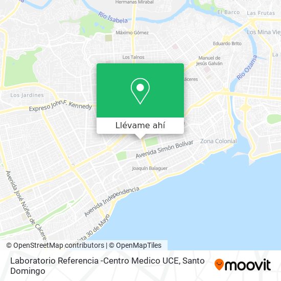 Mapa de Laboratorio Referencia -Centro Medico UCE