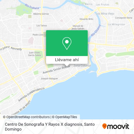 Mapa de Centro De Sonografia Y Rayos X diagnosis