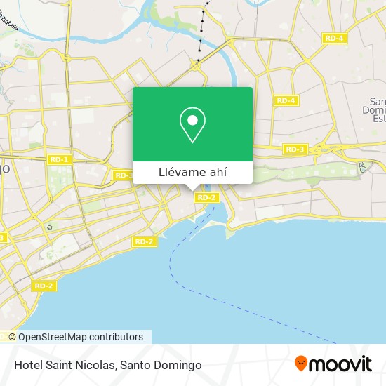 Mapa de Hotel Saint Nicolas