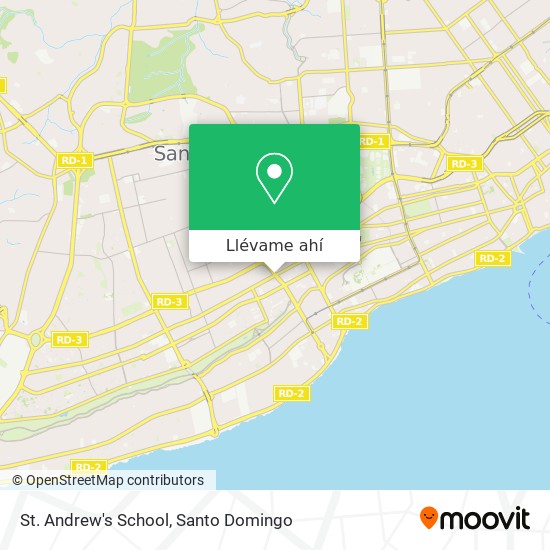 Mapa de St. Andrew's School