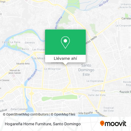 Mapa de Hogareña Home Furniture