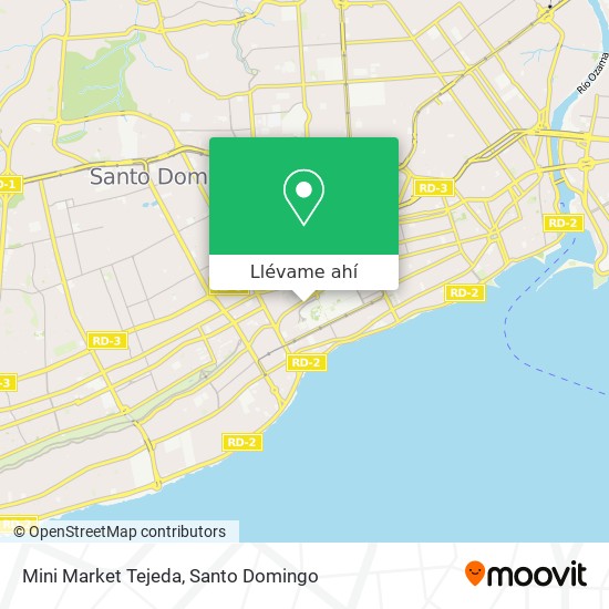Mapa de Mini Market Tejeda