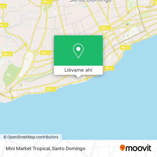 Mapa de Mini Market Tropical