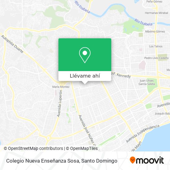Mapa de Colegio Nueva Enseñanza Sosa