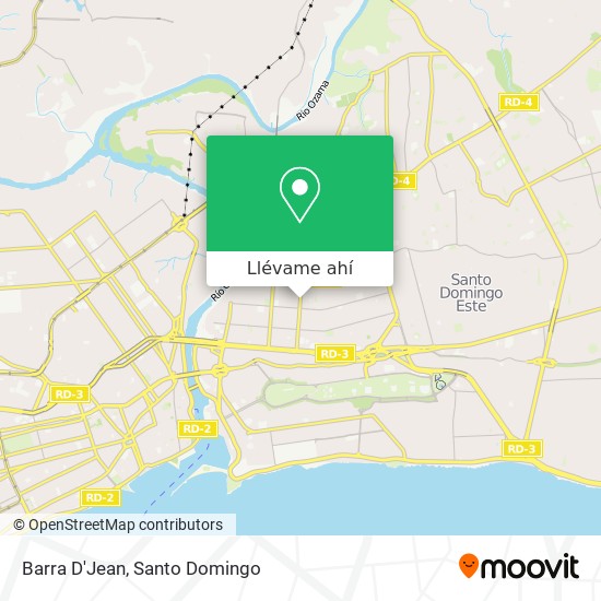 Mapa de Barra D'Jean