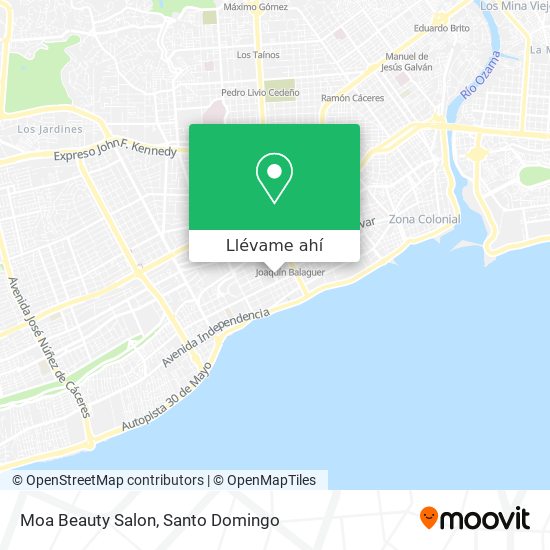 Mapa de Moa Beauty Salon