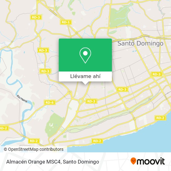 Mapa de Almacén Orange MSC4