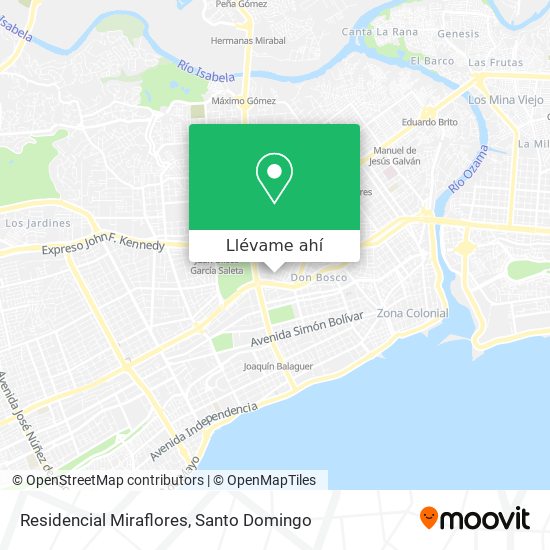 Mapa de Residencial Miraflores