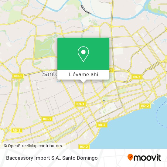 Mapa de Baccessory Import S.A.