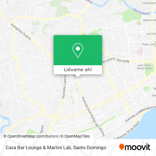 Mapa de Cava Bar Lounge & Martini Lab