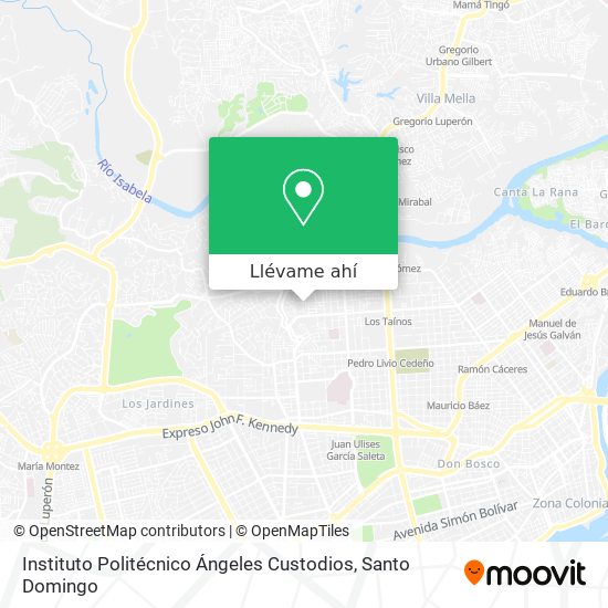 Mapa de Instituto Politécnico Ángeles Custodios