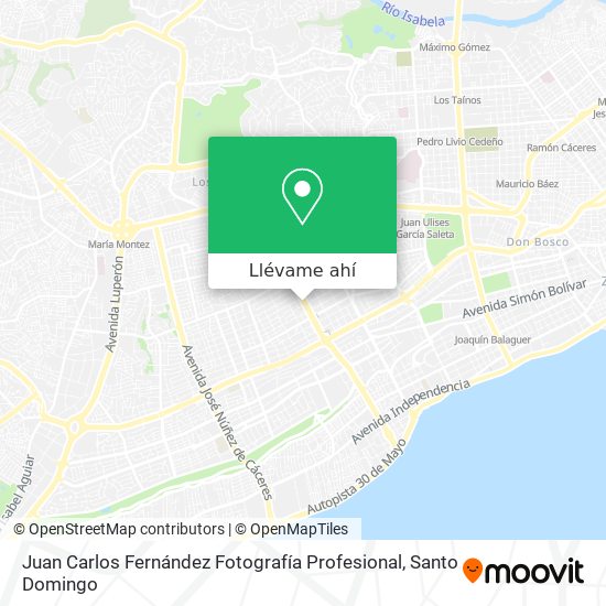 Mapa de Juan Carlos Fernández Fotografía Profesional